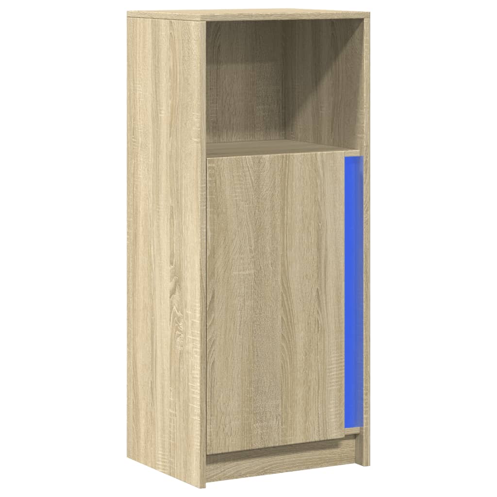 Příborník Led 42,5 X 34 X 100 Cm Kompozitní Dřevo