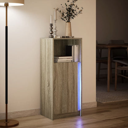 Příborník Led 42,5 X 34 X 100 Cm Kompozitní Dřevo