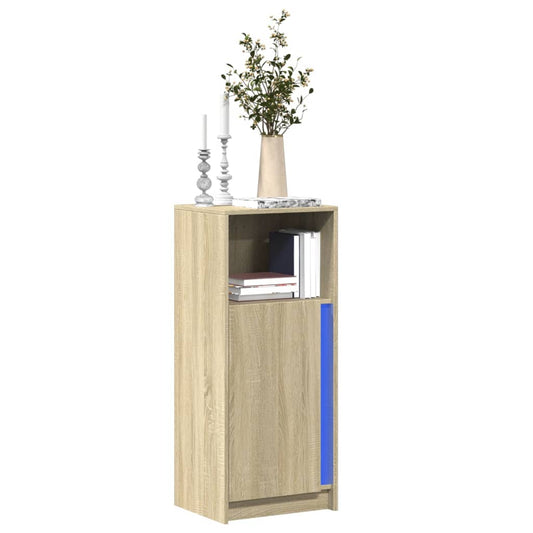 Příborník Led 42,5 X 34 X 100 Cm Kompozitní Dřevo