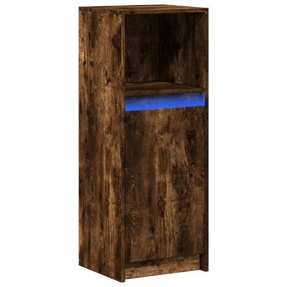 Příborník Led 38 X 34 X 100 Cm Kompozitní Dřevo