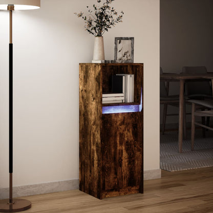Příborník Led 38 X 34 X 100 Cm Kompozitní Dřevo