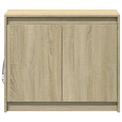 Příborník Led 72 X 34 X 61 Cm Kompozitní Dřevo