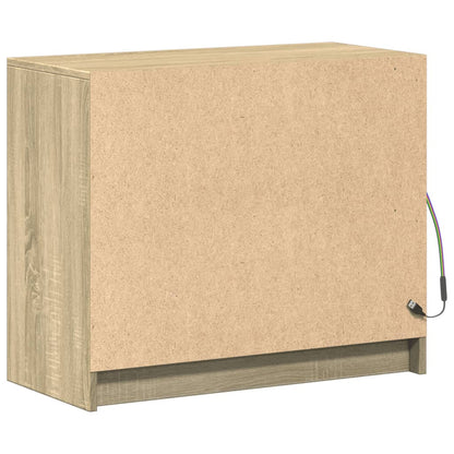 Příborník Led 72 X 34 X 61 Cm Kompozitní Dřevo