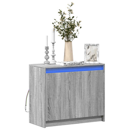 Příborník Led 72 X 34 X 61 Cm Kompozitní Dřevo