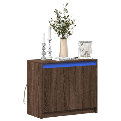 Příborník Led 72 X 34 X 61 Cm Kompozitní Dřevo