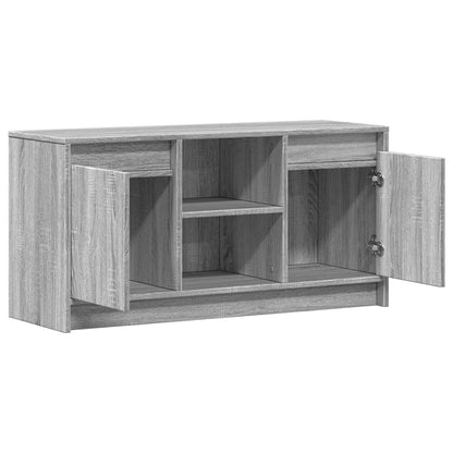 Tv Skříňka S Led Šedá Sonoma 100 X 34 X 50 Cm Kompozitní Dřevo