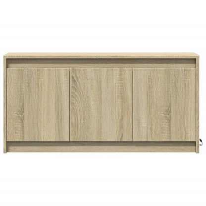 Tv Skříňka S Led Dub Sonoma 100 X 34 X 50 Cm Kompozitní Dřevo