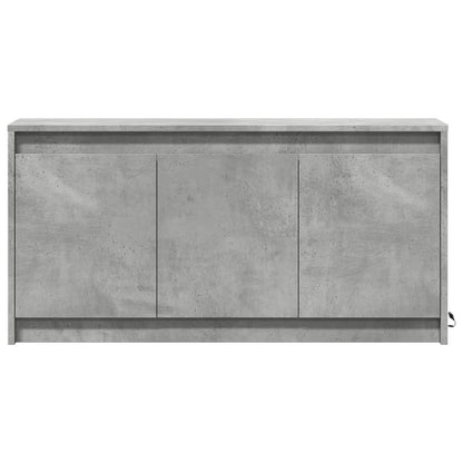 Tv Skříňka S Led Betonově Šedá 100X34X50 Cm Kompozitní Dřevo