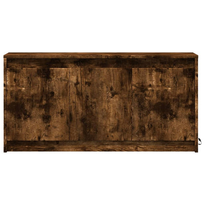 Tv Skříňka S Led Kouřový Dub 100 X 34 X 50 Cm Kompozitní Dřevo