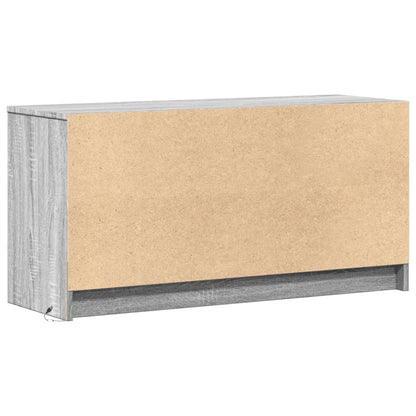 Tv Skříňka S Led Šedá Sonoma 100 X 34 X 50 Cm Kompozitní Dřevo