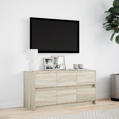 Tv Skříňka S Led 100 X 34 X 50 Cm Kompozitní Dřevo