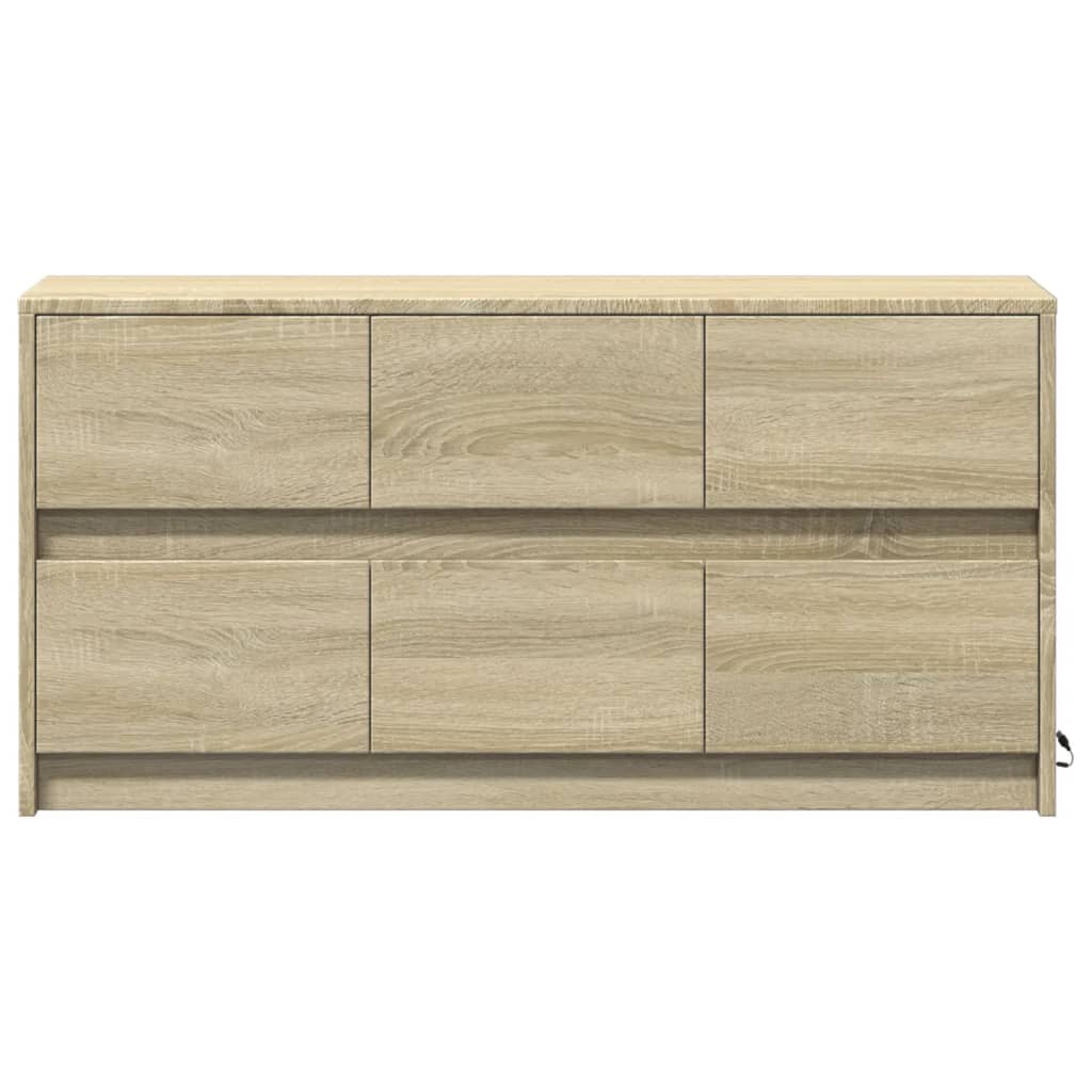 Tv Skříňka S Led 100 X 34 X 50 Cm Kompozitní Dřevo