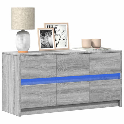 Tv Skříňka S Led 100 X 34 X 50 Cm Kompozitní Dřevo