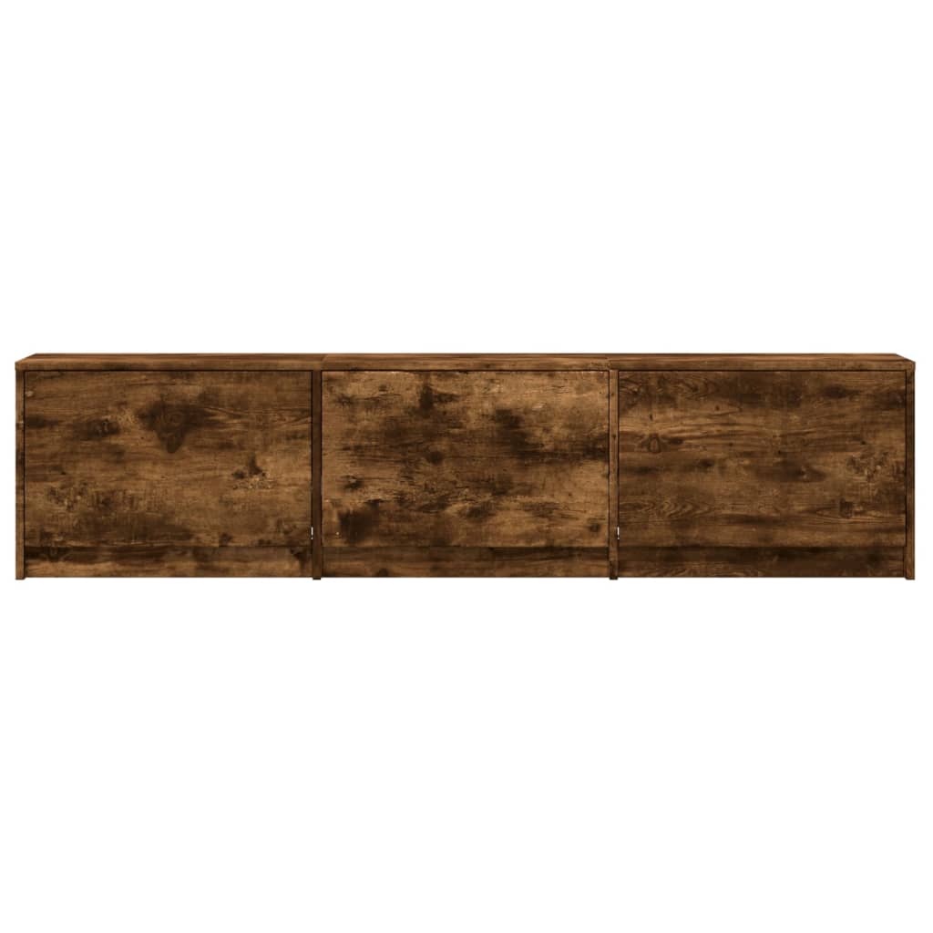 Tv Skříňka S Led 165 X 34 X 40 Cm Kompozitní Dřevo