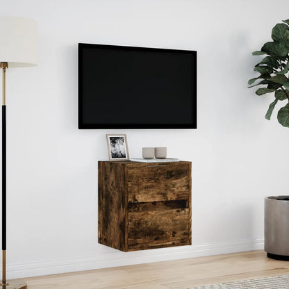 Nástěnná Tv Skříňka S Led Osvětlením 41X31X45 Cm