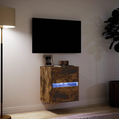 Nástěnná Tv Skříňka S Led Osvětlením 41X31X45 Cm