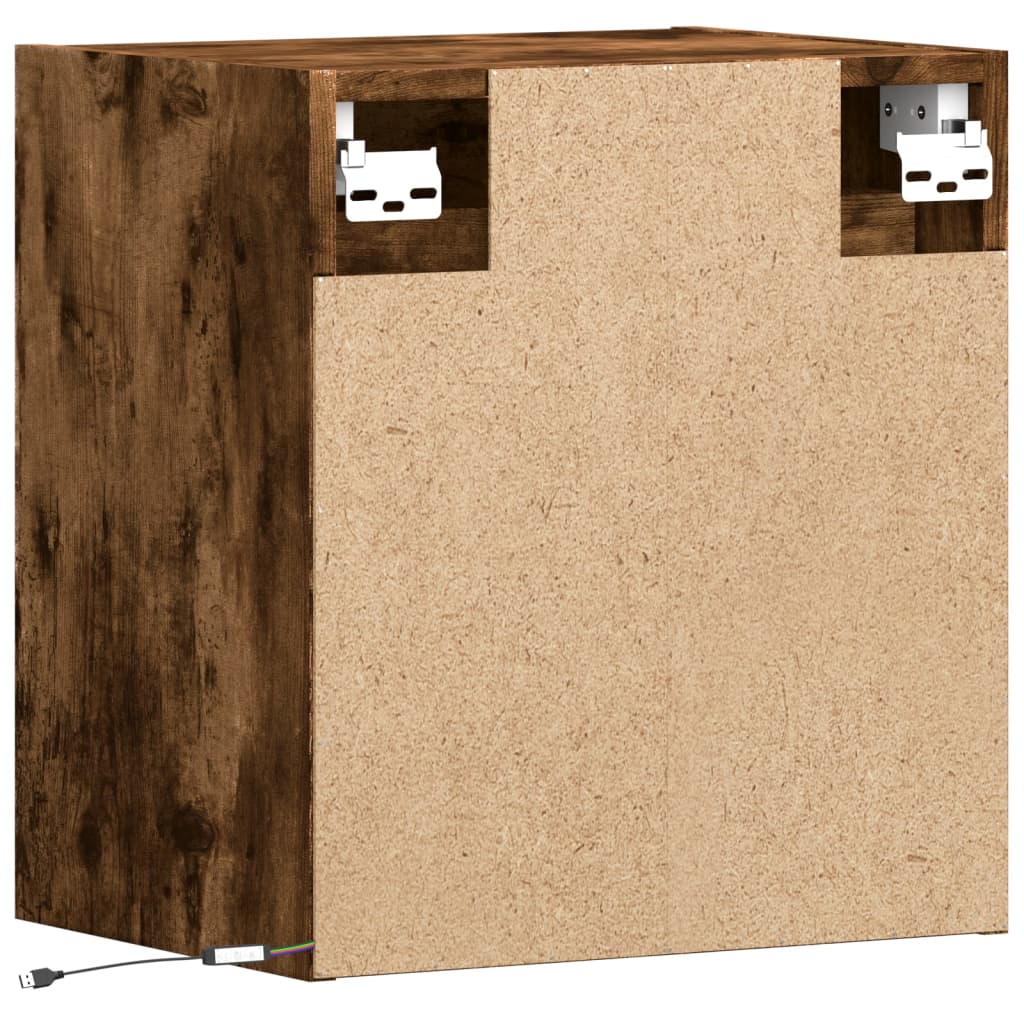 Nástěnná Tv Skříňka S Led Osvětlením 41X31X45 Cm