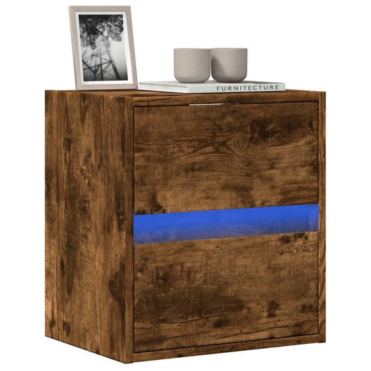 Nástěnná Tv Skříňka S Led Osvětlením 41X31X45 Cm
