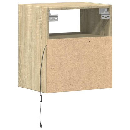 Nástěnná Tv Skříňka S Led Osvětlením 41 X 31 X 45 Cm