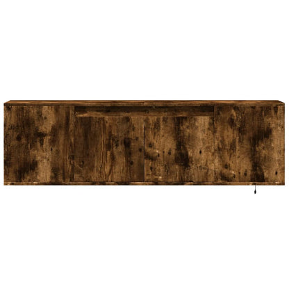 Nástěnná Tv Skříňka S Led Osvětlením 135X31X39,5 Cm