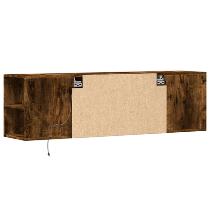 Nástěnná Tv Skříňka S Led Osvětlením 135X31X39,5 Cm