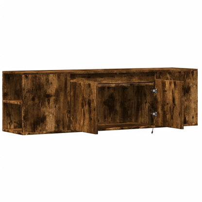 Nástěnná Tv Skříňka S Led Osvětlením 135X31X39,5 Cm