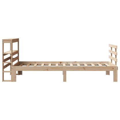 Rám Postele S Čelem 75 X 190 Cm Masivní Borovice