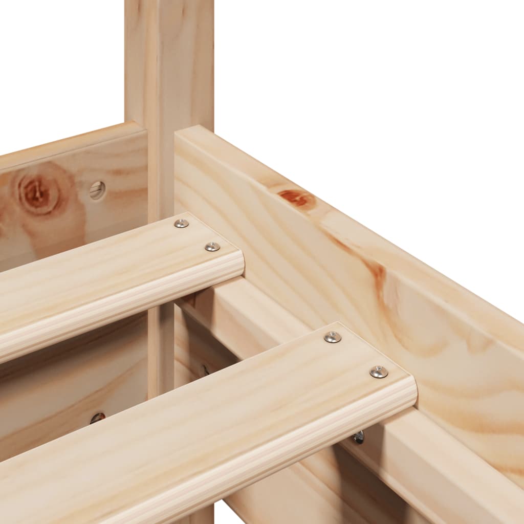 Postel Bez Matrace Masivní Borovice