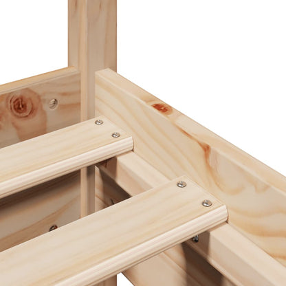 Postel Bez Matrace Masivní Borovice