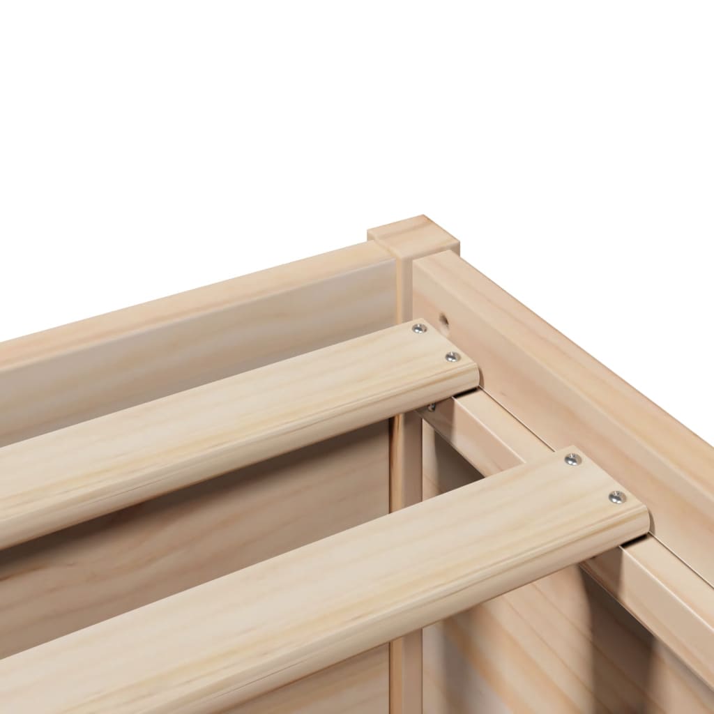 Rám Postele S Čelem Masivní Borovice