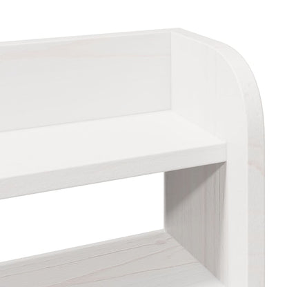 Rám Postele S Čelem Bez Matrace Bílý 140X200 Cm