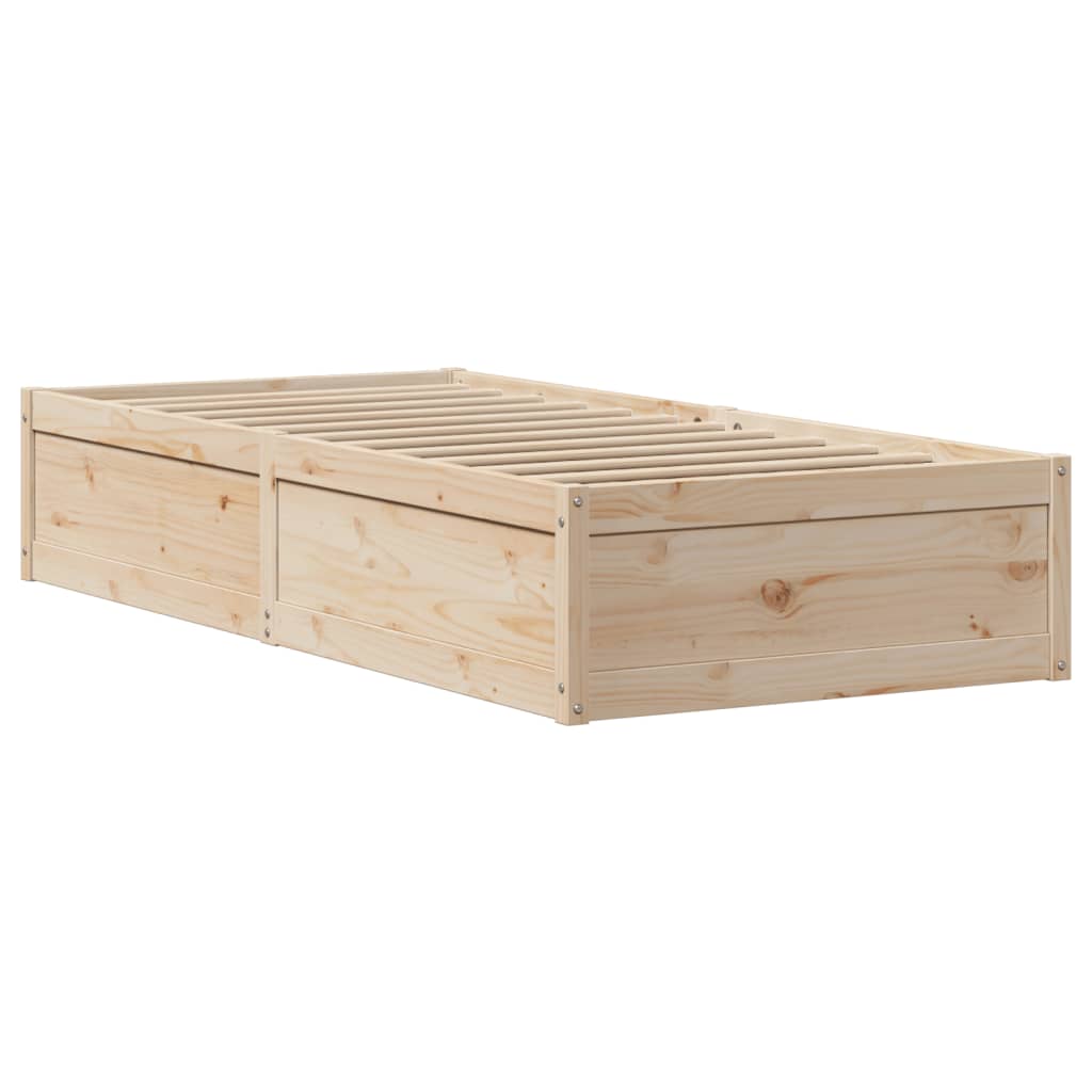 Rám Postele S Čelem Masivní Borovice