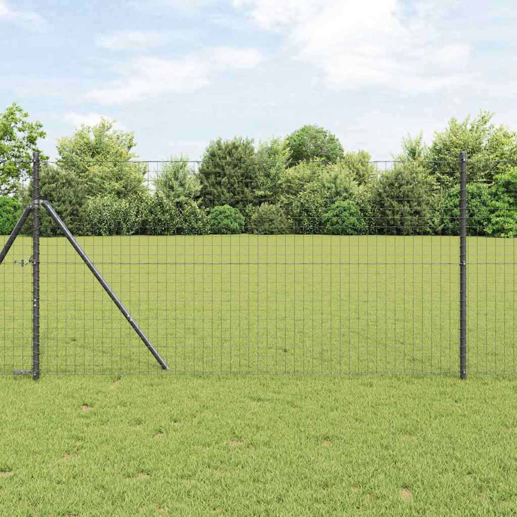 Euro Plotové Kotvení 50 X 0,4 M Stříbrná