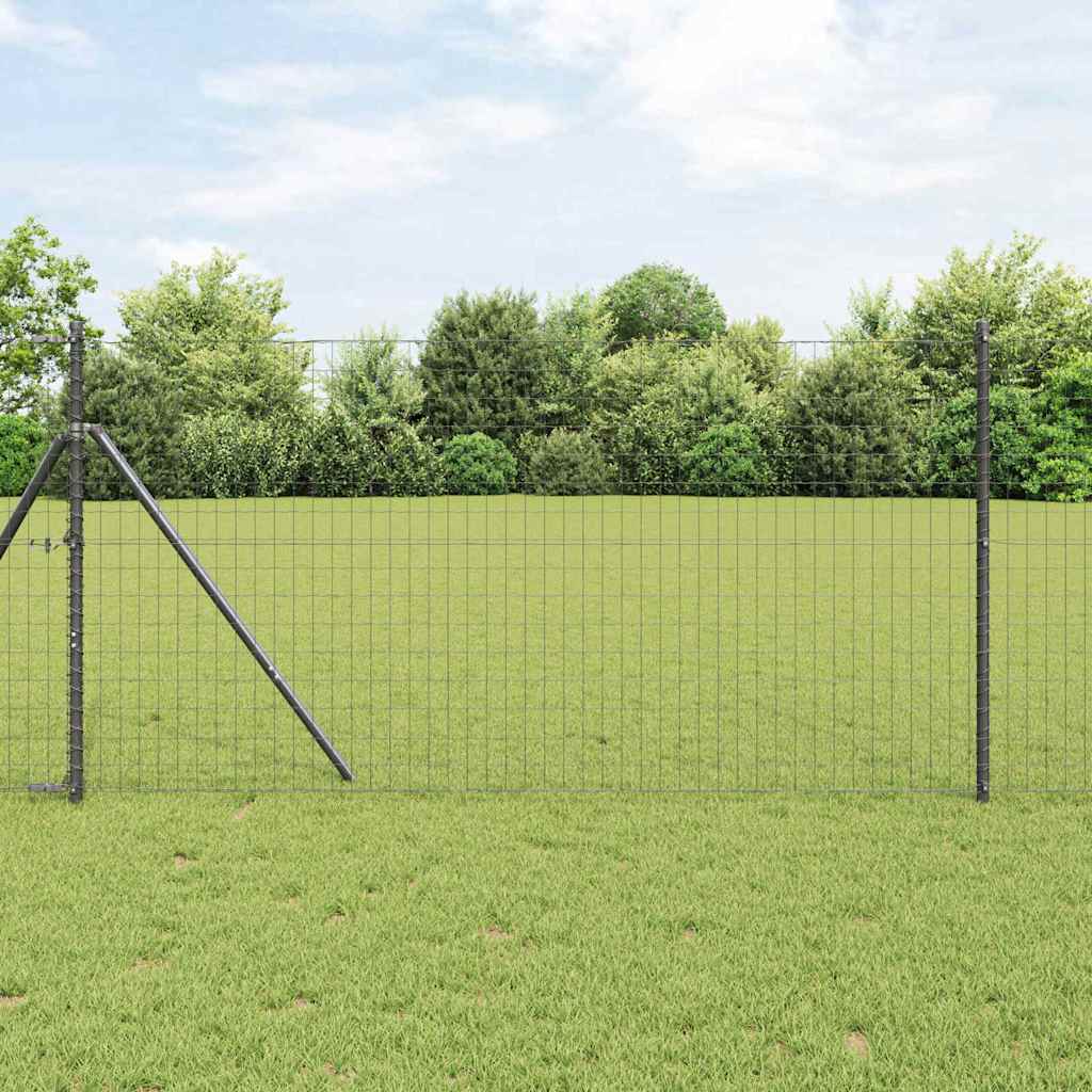 Euro Plotové Kotvení 50 X 0,4 M Stříbrná