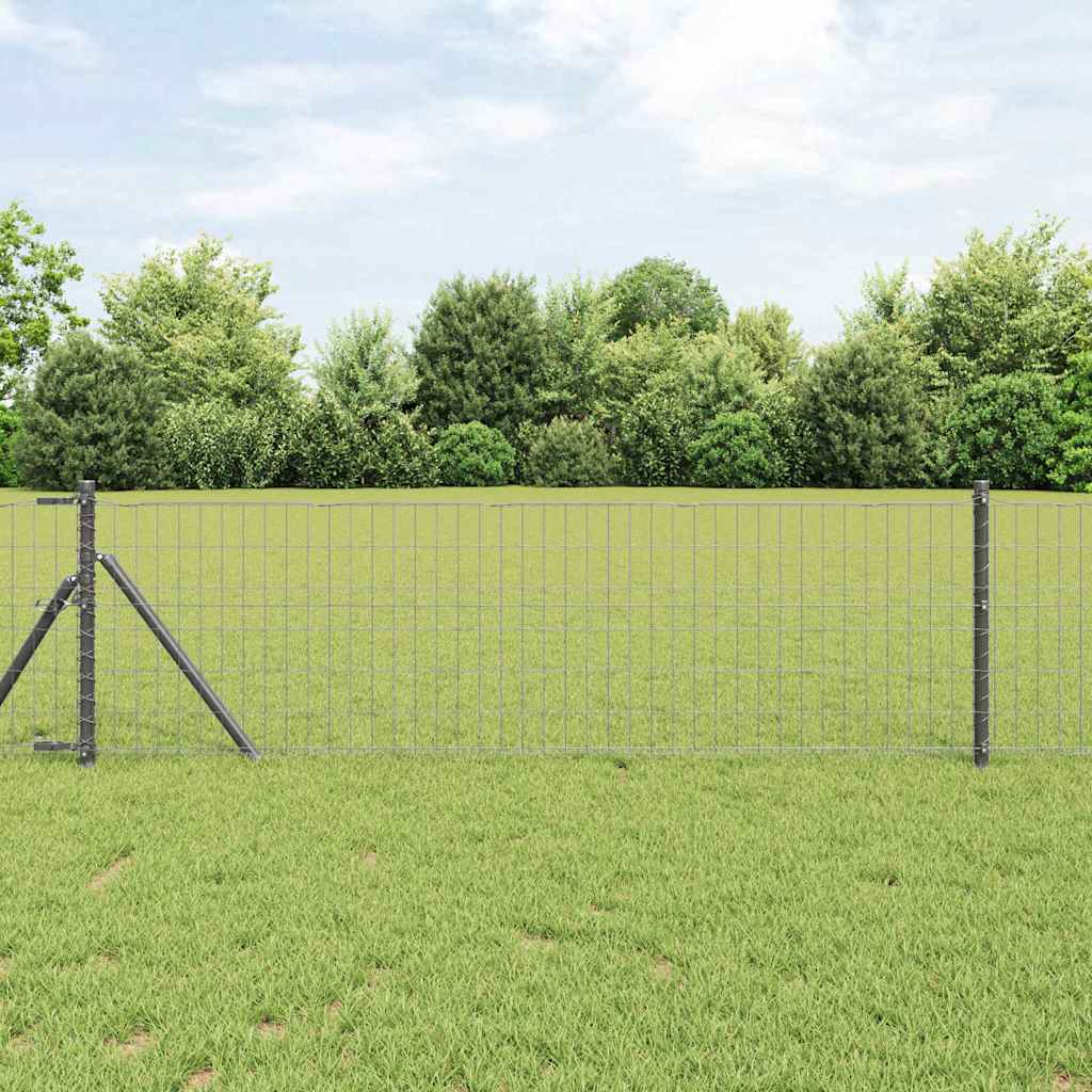 Euro Plotové Kotvení 50 X 0,4 M Stříbrná