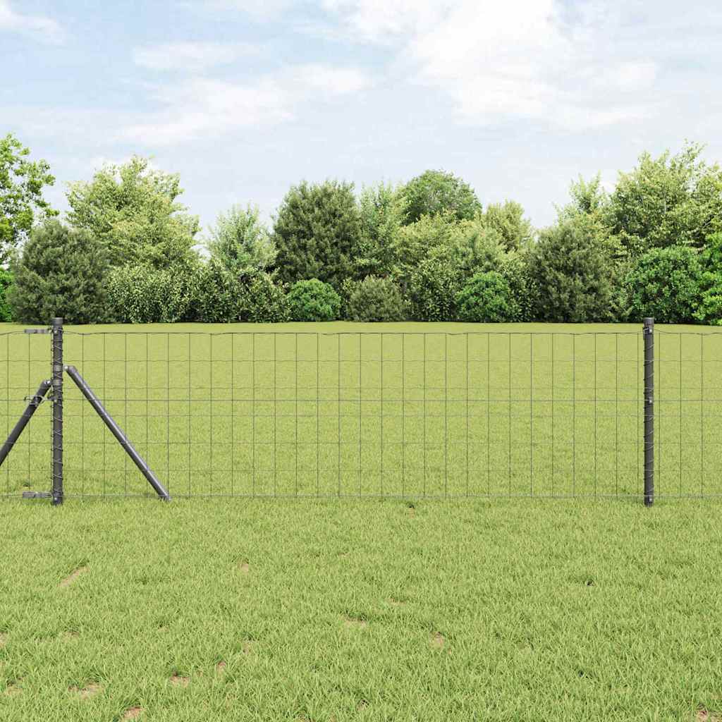 Euro Plotové Kotvení 50 X 0,4 M Stříbrná