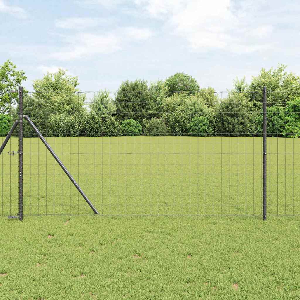 Euro Plotové Kotvení 50 X 0,4 M Stříbrná