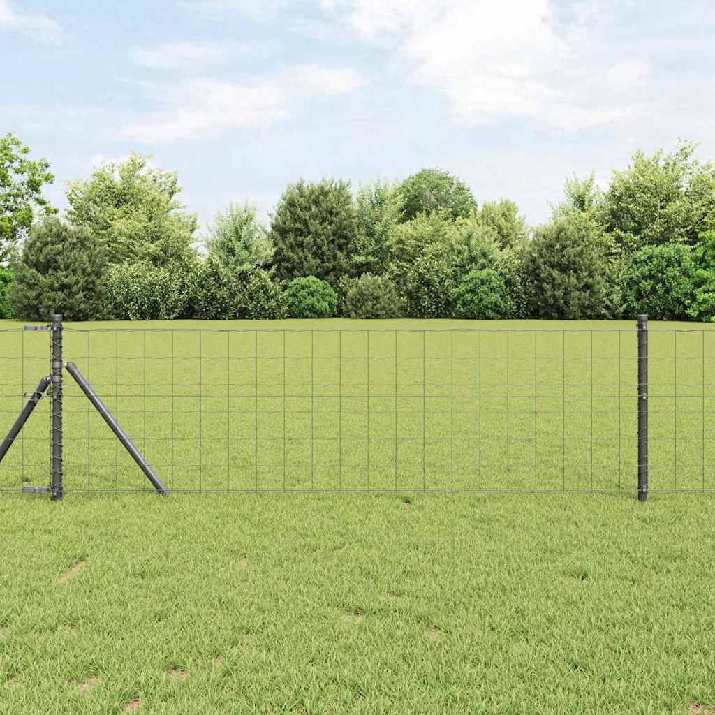 Euro Plotové Kotvení 50 X 0,4 M Stříbrná