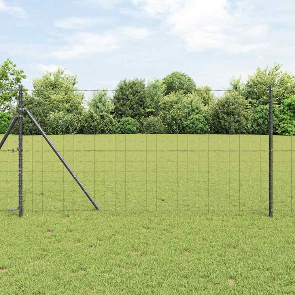Euro Plotové Kotvení 50 X 0,4 M Stříbrná