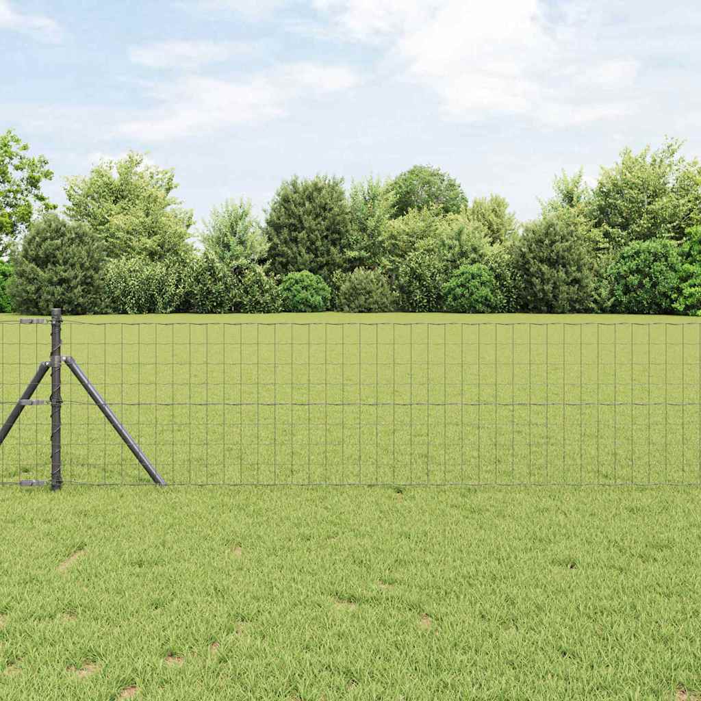 Euro Plotové Kotvení 50 X 0,4 M Stříbrná