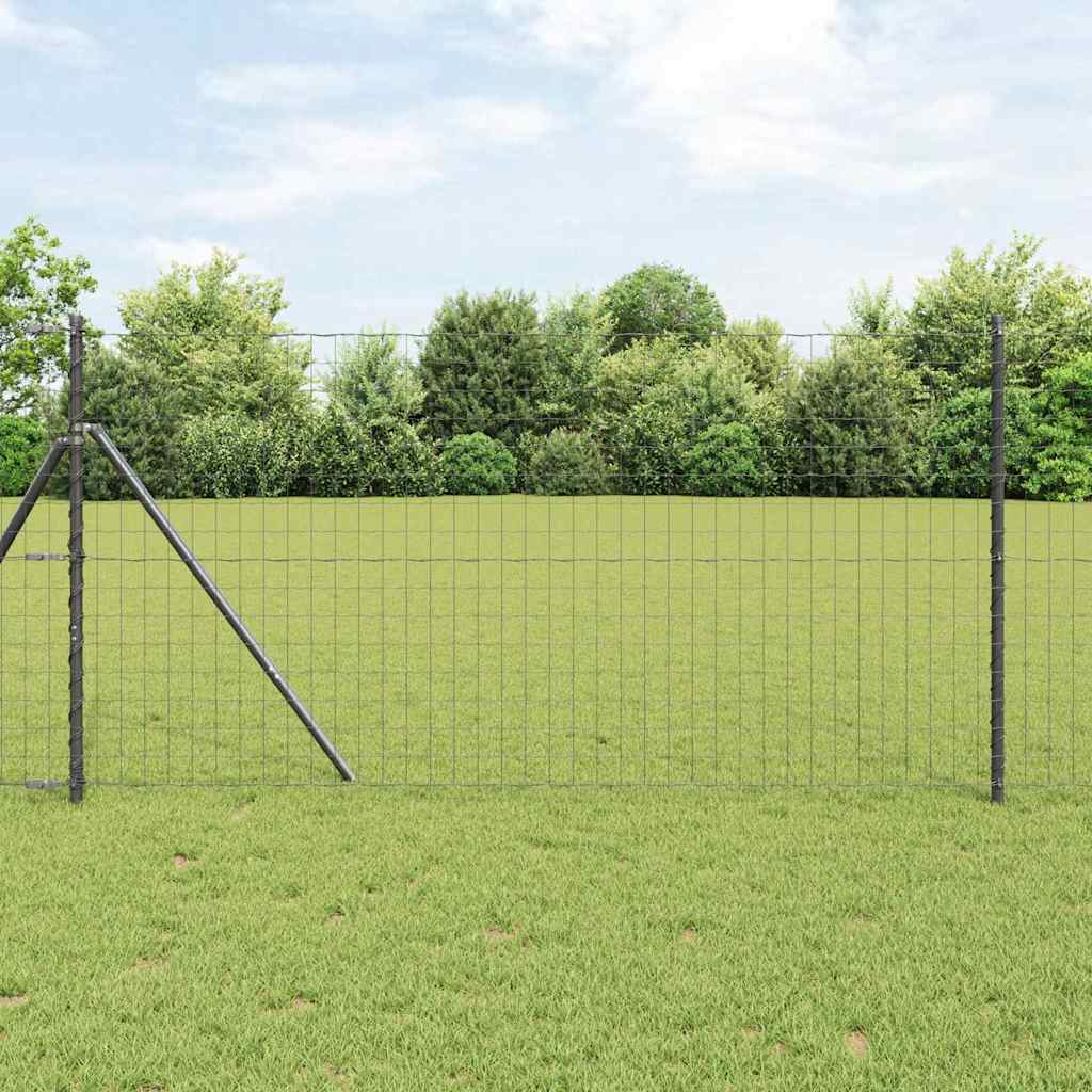 Euro Plotové Kotvení 50 X 0,4 M Stříbrná
