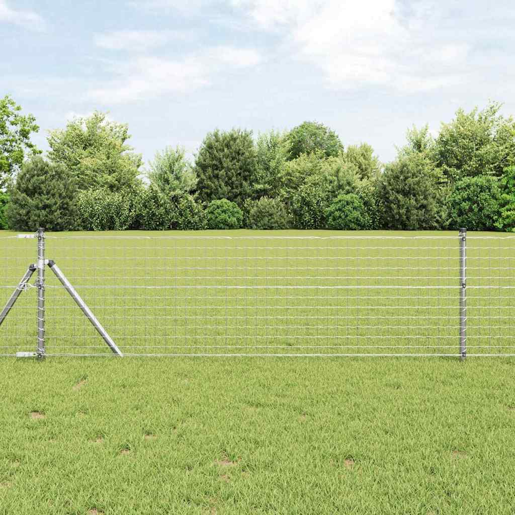 Euro Plotové Kotvení 50 X 0,4 M Stříbrná
