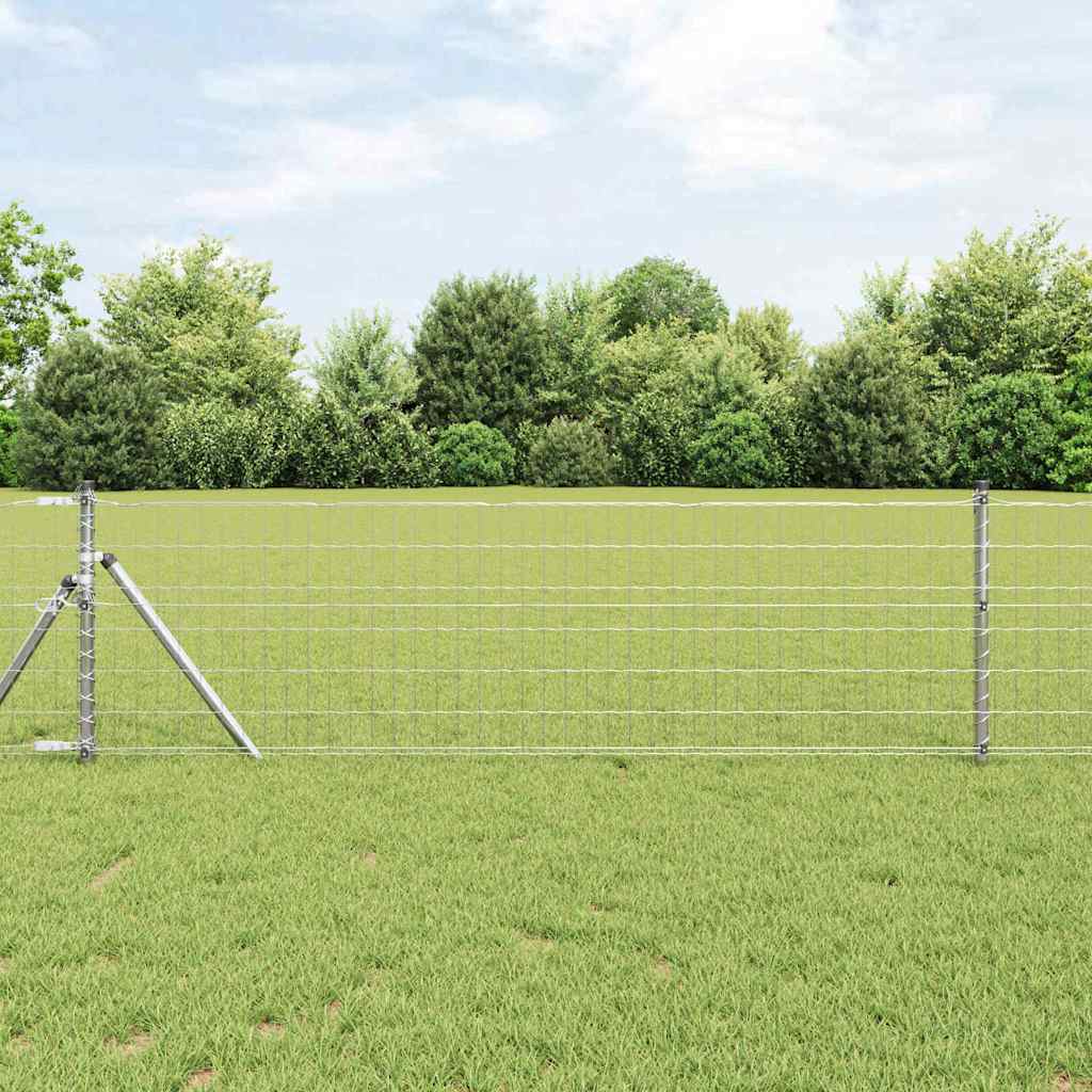 Euro Plotové Kotvení 50 X 0,4 M Stříbrná