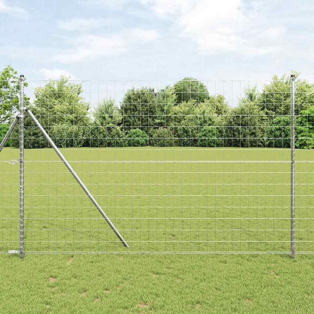 Euro Plotové Kotvení 50 X 0,4 M Stříbrná