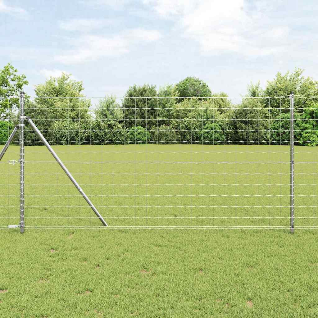 Euro Plotové Kotvení 50 X 0,4 M Stříbrná