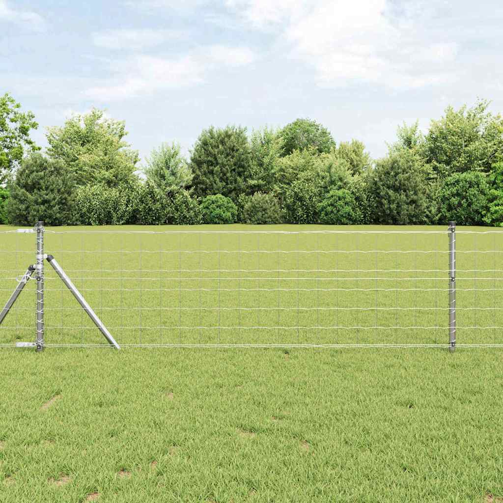 Euro Plotové Kotvení 50 X 0,4 M Stříbrná