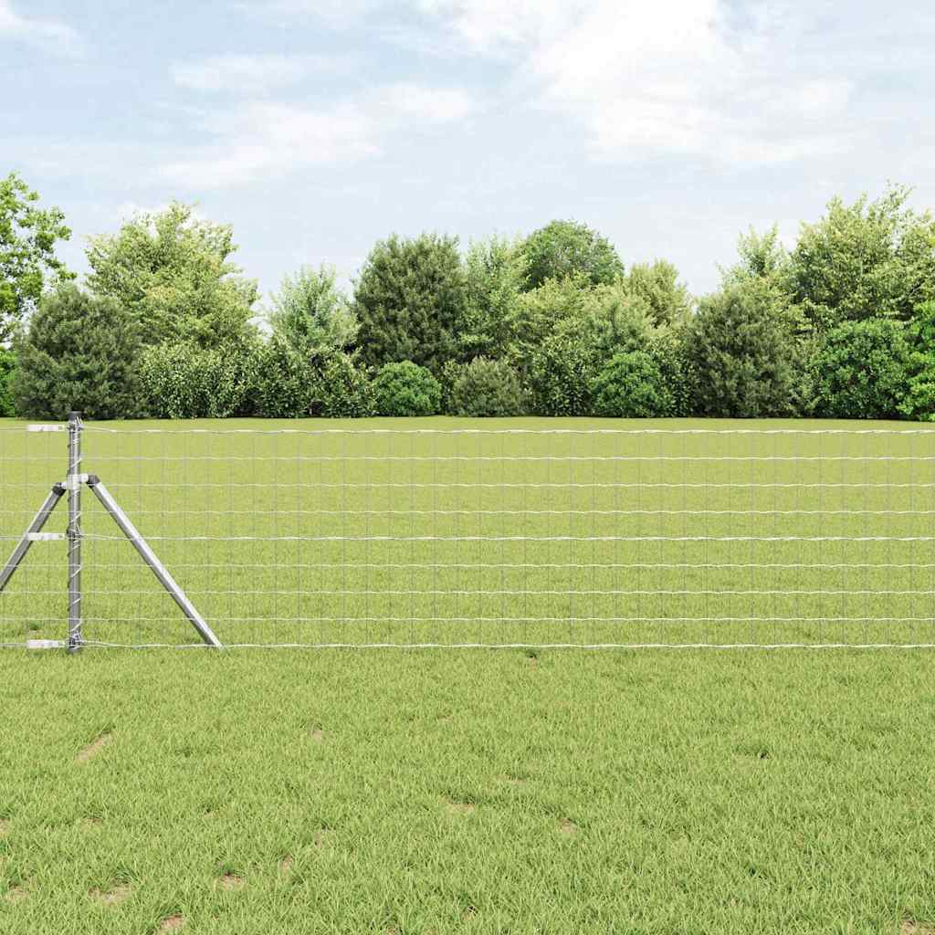 Euro Plotové Kotvení 50 X 0,4 M Stříbrná