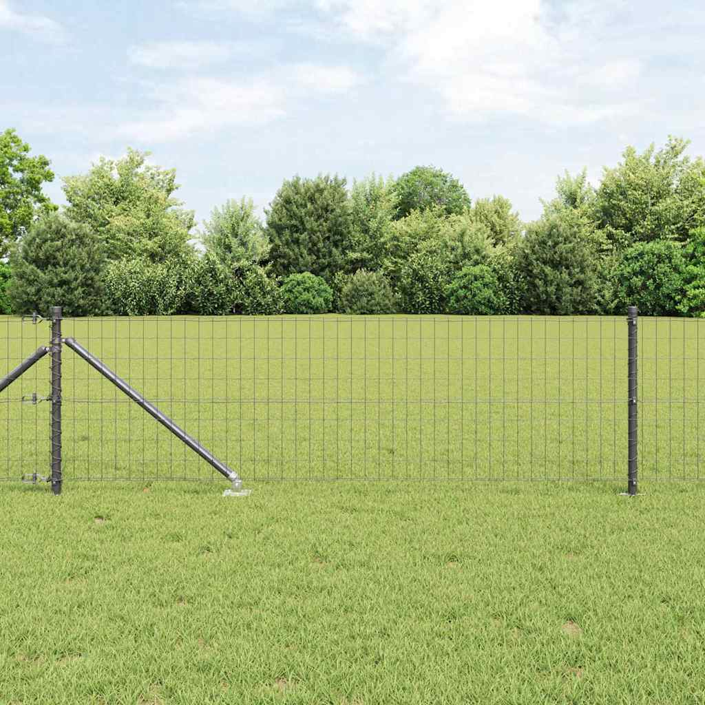 Euro Plotové Kotvení 50 X 0,4 M Stříbrná