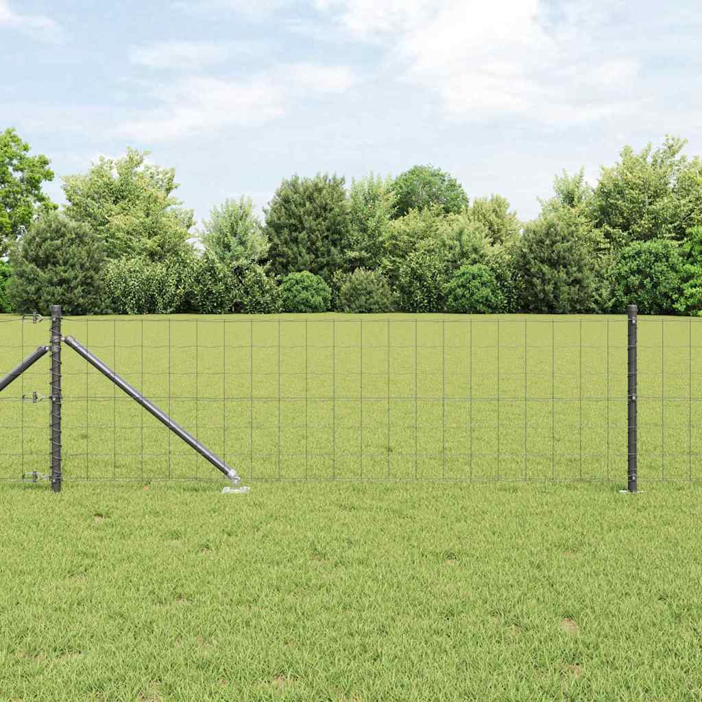Euro Plotové Kotvení 50 X 0,4 M Stříbrná