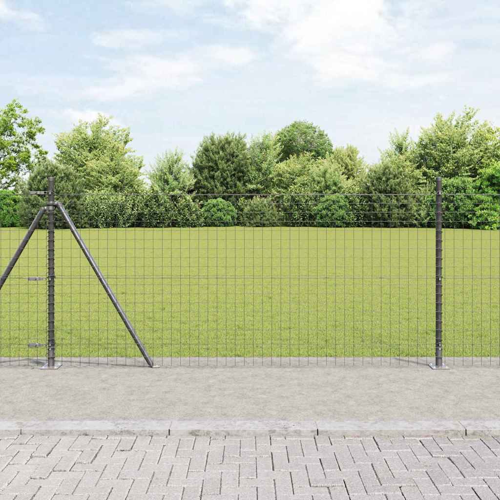 Euro Plotové Kotvení 50 X 0,4 M Stříbrná